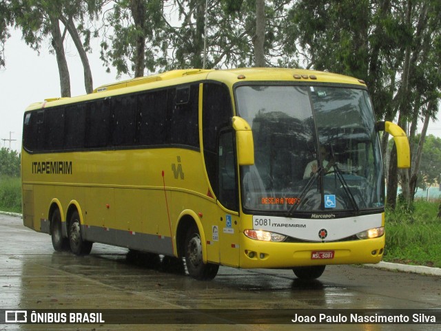 Viação Itapemirim 5081 na cidade de Natal, Rio Grande do Norte, Brasil, por Joao Paulo Nascimento Silva. ID da foto: 6125541.