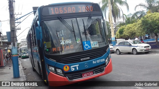 Empresa Santa Terezinha RJ 127.028 na cidade de Nilópolis, Rio de Janeiro, Brasil, por João Gabriel. Número da foto: #6124278.