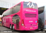 Transbrasiliana Transportes e Turismo 2580 na cidade de Goiânia, Goiás, Brasil, por Carlos Júnior. Número da foto: #:id.