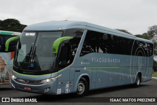 Viação Garcia 8105 na cidade de Loanda, Paraná, Brasil, por ISAAC MATOS PREIZNER. Número da foto: #6128500.