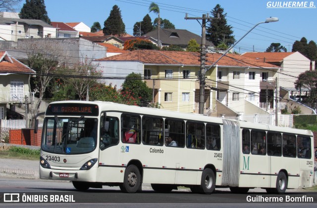 Viação Colombo 23403 na cidade de Curitiba, Paraná, Brasil, por Guilherme Bomfim. ID da foto: 6127857.