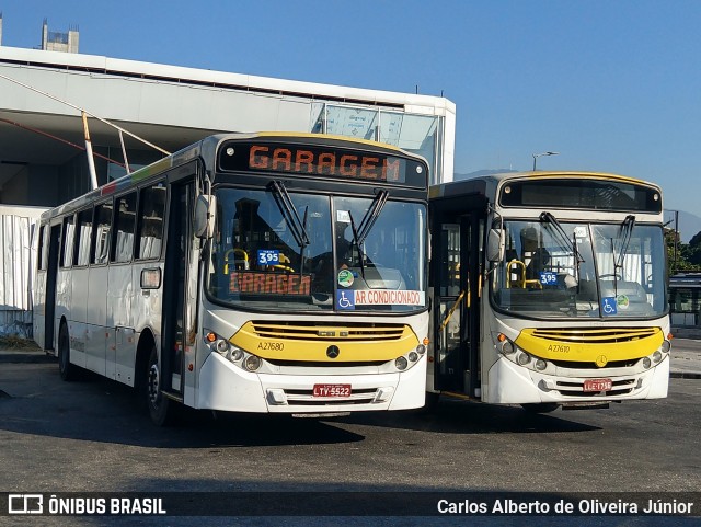 Transportes Vila Isabel A27680 na cidade de Rio de Janeiro, Rio de Janeiro, Brasil, por Carlos Alberto de Oliveira Júnior. Número da foto: #6127798.