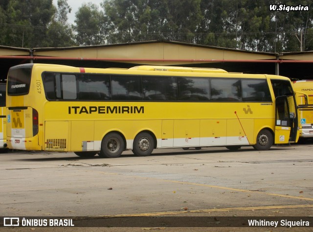 Viação Itapemirim 45501 na cidade de Vitória, Espírito Santo, Brasil, por Whitiney Siqueira. Número da foto: #6128248.