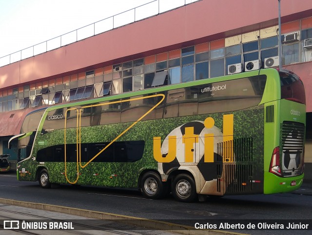 UTIL - União Transporte Interestadual de Luxo 18401 na cidade de Rio de Janeiro, Rio de Janeiro, Brasil, por Carlos Alberto de Oliveira Júnior. Número da foto: #6127739.