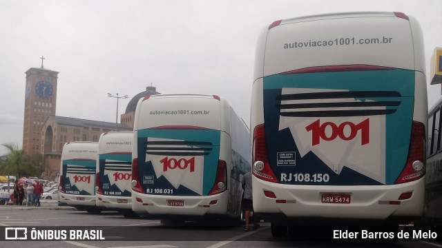 Auto Viação 1001 RJ 108.150 na cidade de Rio de Janeiro, Rio de Janeiro, Brasil, por Elder Barros de Melo. Número da foto: #6127501.