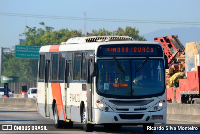 Evanil Transportes e Turismo RJ 132.131 na cidade de Belford Roxo, Rio de Janeiro, Brasil, por Ricardo Silva Monteiro. ID da foto: 6127780.