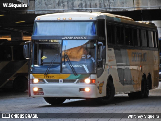 Empresa Gontijo de Transportes 11350 na cidade de Belo Horizonte, Minas Gerais, Brasil, por Whitiney Siqueira. ID da foto: 6128247.