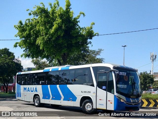 Viação Mauá RJ 185.259 na cidade de Niterói, Rio de Janeiro, Brasil, por Carlos Alberto de Oliveira Júnior. ID da foto: 6126121.