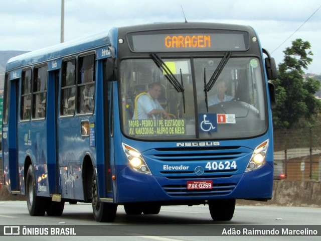 Viação Anchieta 40624 na cidade de Belo Horizonte, Minas Gerais, Brasil, por Adão Raimundo Marcelino. ID da foto: 6129687.