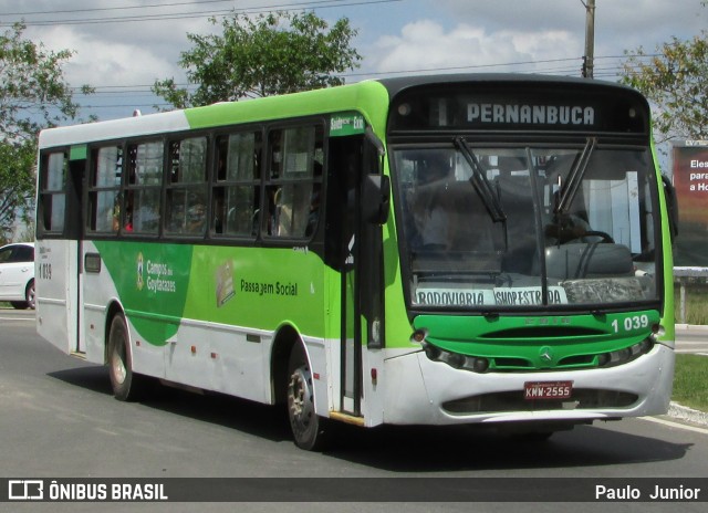 Viação Jacarandá de Campos 1 039 na cidade de Campos dos Goytacazes, Rio de Janeiro, Brasil, por Paulo  Junior. ID da foto: 6129070.