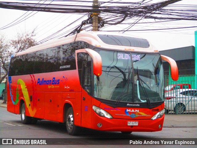 Pullman Bus 322 na cidade de Estación Central, Santiago, Metropolitana de Santiago, Chile, por Pablo Andres Yavar Espinoza. Número da foto: #6128593.