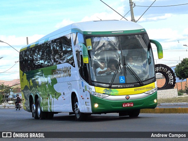 Expresso Canoas 471 na cidade de Pirapora, Minas Gerais, Brasil, por Andrew Campos. ID da foto: 6129716.