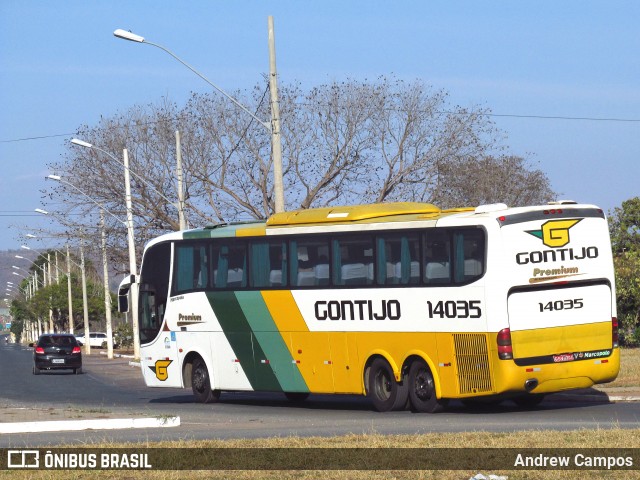 Empresa Gontijo de Transportes 14035 na cidade de Pirapora, Minas Gerais, Brasil, por Andrew Campos. Número da foto: #6129576.
