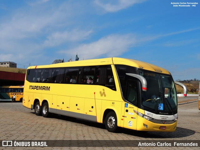 Viação Itapemirim 60713 na cidade de João Monlevade, Minas Gerais, Brasil, por Antonio Carlos Fernandes. Número da foto: #6128893.