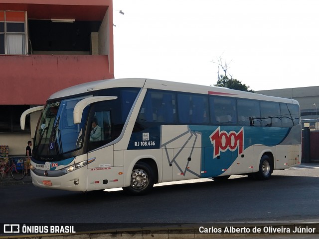 Auto Viação 1001 RJ 108.436 na cidade de Rio de Janeiro, Rio de Janeiro, Brasil, por Carlos Alberto de Oliveira Júnior. ID da foto: 6131351.