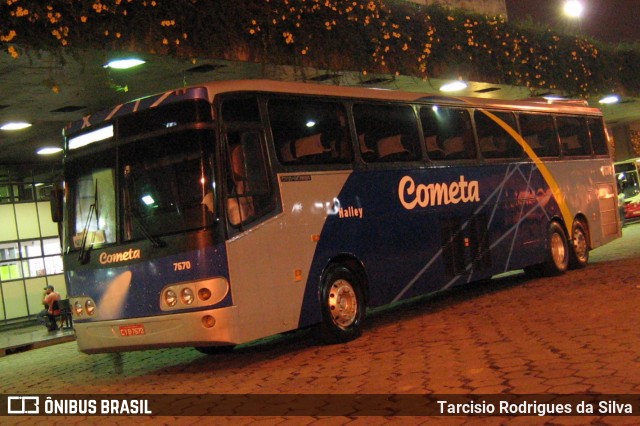 Viação Cometa 7670 na cidade de Belo Horizonte, Minas Gerais, Brasil, por Tarcisio Rodrigues da Silva. Número da foto: #6131308.