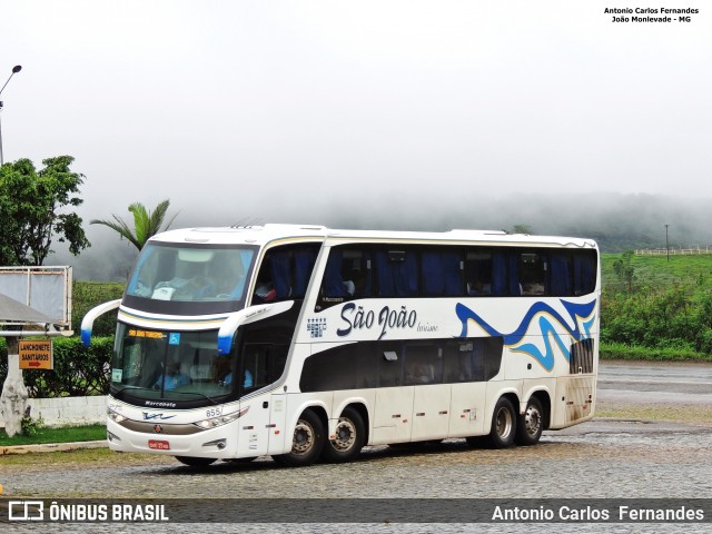São João Turismo 855 na cidade de João Monlevade, Minas Gerais, Brasil, por Antonio Carlos Fernandes. Número da foto: #6130772.