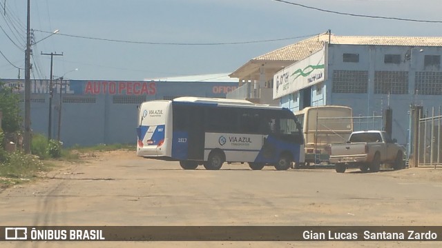 Via Azul Transportes 1817 na cidade de Ji-Paraná, Rondônia, Brasil, por Gian Lucas  Santana Zardo. ID da foto: 6130313.