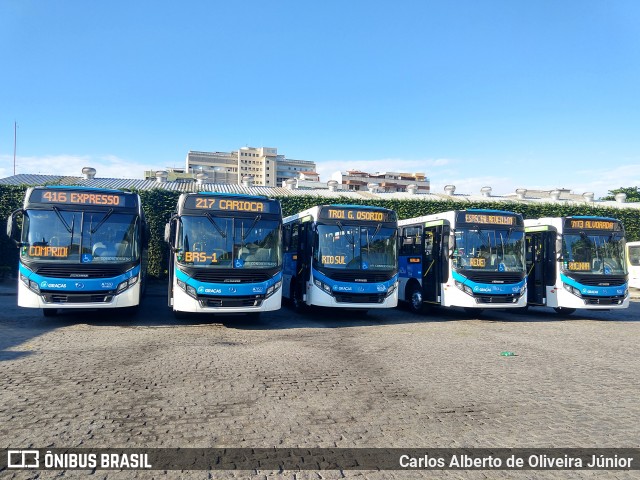 Viação Nossa Senhora das Graças A71593 na cidade de Rio de Janeiro, Rio de Janeiro, Brasil, por Carlos Alberto de Oliveira Júnior. Número da foto: #6131363.