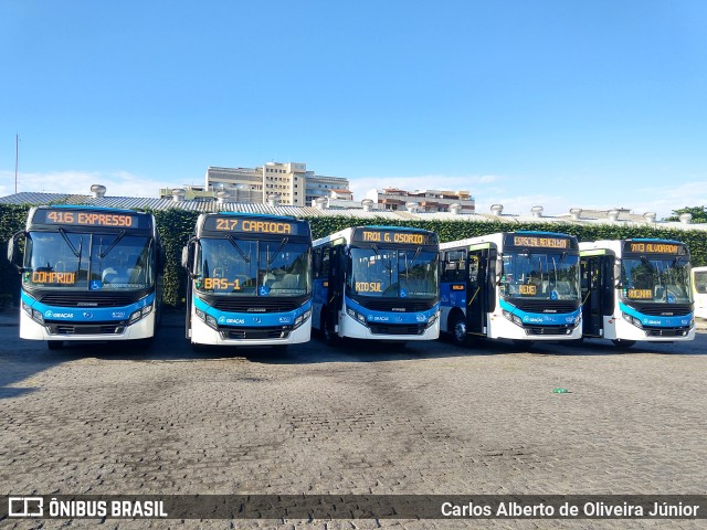 Viação Nossa Senhora das Graças A71593 na cidade de Rio de Janeiro, Rio de Janeiro, Brasil, por Carlos Alberto de Oliveira Júnior. ID da foto: 6131363.