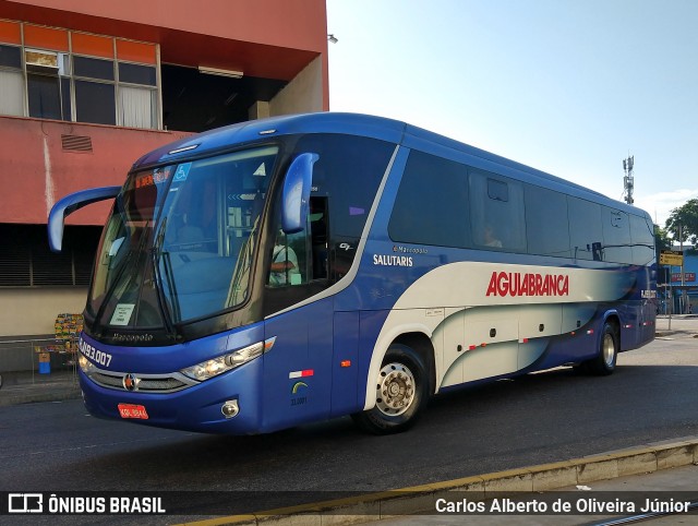 Viação Águia Branca RJ 193.007 na cidade de Rio de Janeiro, Rio de Janeiro, Brasil, por Carlos Alberto de Oliveira Júnior. Número da foto: #6131359.
