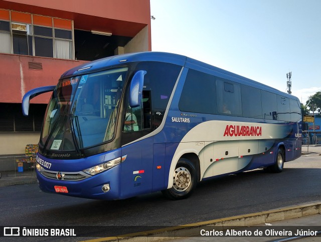 Viação Águia Branca RJ 193.007 na cidade de Rio de Janeiro, Rio de Janeiro, Brasil, por Carlos Alberto de Oliveira Júnior. ID da foto: 6131359.