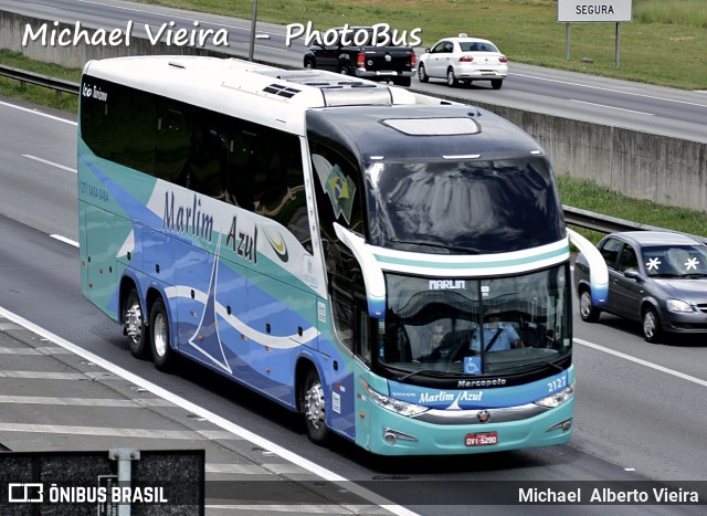 Marlim Azul Turismo 2127 na cidade de Barueri, São Paulo, Brasil, por Michael  Alberto Vieira. Número da foto: #6130665.