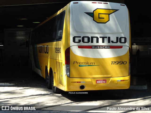 Empresa Gontijo de Transportes 11990 na cidade de Belo Horizonte, Minas Gerais, Brasil, por Paulo Alexandre da Silva. ID da foto: 6083924.