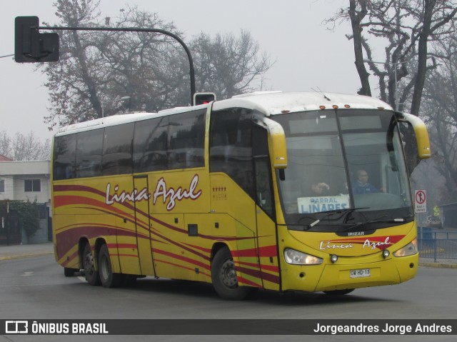Buses Linea Azul 468 na cidade de Brasil, por Jorgeandres Jorge Andres. Número da foto: #6085037.