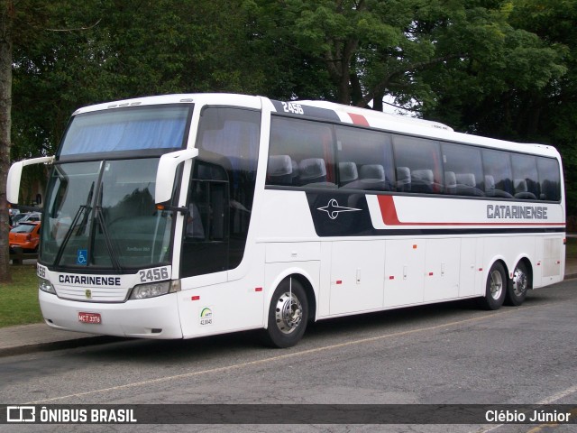 Auto Viação Catarinense 2456 na cidade de Curitiba, Paraná, Brasil, por Clébio Júnior. ID da foto: 6084337.