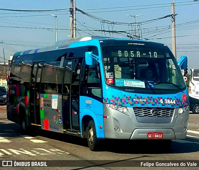 Viação Paratodos > São Jorge > Metropolitana São Paulo > Mobibrasil 6 3844 na cidade de São Paulo, São Paulo, Brasil, por Felipe Goncalves do Vale. ID da foto: 6132916.