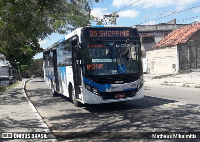 Viação Estrela 6.081 na cidade de São Gonçalo, Rio de Janeiro, Brasil, por Matheus Mikaimitis . Número da foto: #6133972.