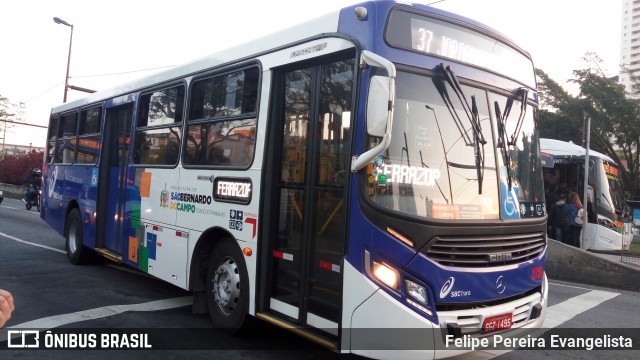 SBC Trans 2715 na cidade de São Bernardo do Campo, São Paulo, Brasil, por Felipe Pereira Evangelista. ID da foto: 6133601.