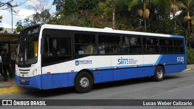 Insular Transportes Coletivos 5125 na cidade de Florianópolis, Santa Catarina, Brasil, por Lucas Weber Calizario. ID da foto: 6134516.