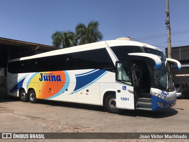 Viação Juína 1001 na cidade de Cuiabá, Mato Grosso, Brasil, por Joao Victor Machhado. ID da foto: 6134504.