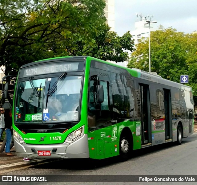 Viação Santa Brígida 1 1470 na cidade de São Paulo, São Paulo, Brasil, por Felipe Goncalves do Vale. Número da foto: #6134358.