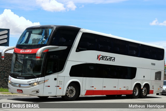 Kaissara - Viação Caiçara 15500 na cidade de São Paulo, São Paulo, Brasil, por Matheus Henrique. Número da foto: #6135624.