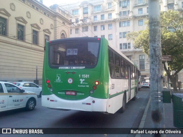 Viação Santa Brígida 1 1581 na cidade de São Paulo, São Paulo, Brasil, por Rafael Lopes de Oliveira. ID da foto: 6134071.