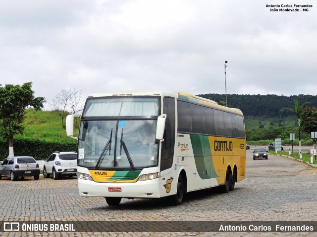 Empresa Gontijo de Transportes 11825 na cidade de João Monlevade, Minas Gerais, Brasil, por Antonio Carlos Fernandes. ID da foto: 6134702.