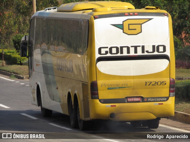 Empresa Gontijo de Transportes 17205 na cidade de João Monlevade, Minas Gerais, Brasil, por Rodrigo  Aparecido. Número da foto: #6087251.