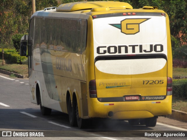 Empresa Gontijo de Transportes 17205 na cidade de João Monlevade, Minas Gerais, Brasil, por Rodrigo  Aparecido. ID da foto: 6087251.