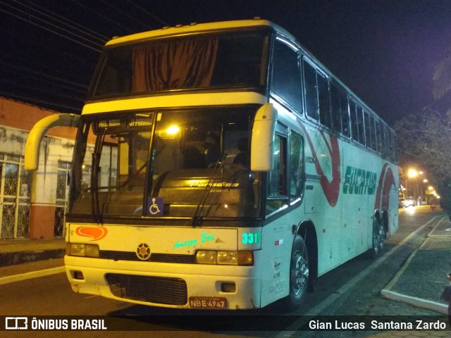 Eucatur - Empresa União Cascavel de Transportes e Turismo 3317 na cidade de Ji-Paraná, Rondônia, Brasil, por Gian Lucas  Santana Zardo. Número da foto: #6087628.