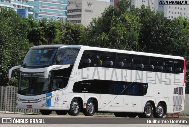 Auto Viação Catarinense 3601 na cidade de Curitiba, Paraná, Brasil, por Guilherme Bomfim. ID da foto: 6085161.