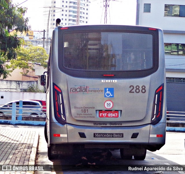 Radial Transporte Coletivo 288 na cidade de Poá, São Paulo, Brasil, por Rudnei Aparecido da Silva. Número da foto: #6085234.