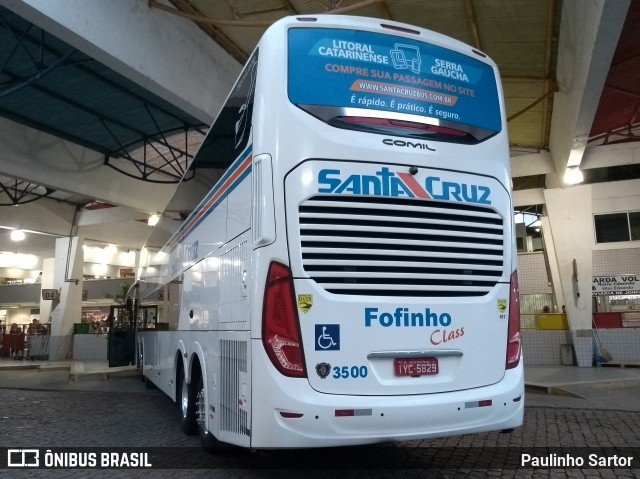 VUSC - Viação União Santa Cruz 3500 na cidade de Joinville, Santa Catarina, Brasil, por Paulinho Sartor. Número da foto: #6085644.