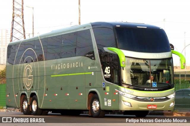 Viação Garcia 7967 na cidade de São Paulo, São Paulo, Brasil, por Felipe Navas Geraldo Moura . Número da foto: #6089053.