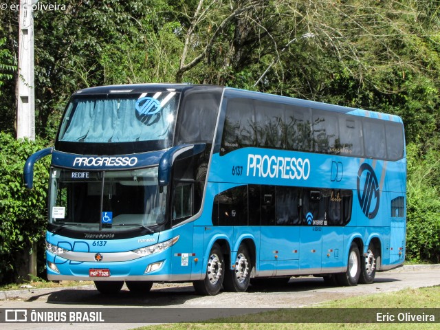 Auto Viação Progresso 6137 na cidade de Recife, Pernambuco, Brasil, por Eric Oliveira. Número da foto: #6089346.