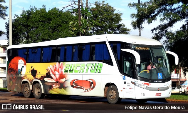 Eucatur - Empresa União Cascavel de Transportes e Turismo 4927 na cidade de Cascavel, Paraná, Brasil, por Felipe Navas Geraldo Moura . Número da foto: #6089020.