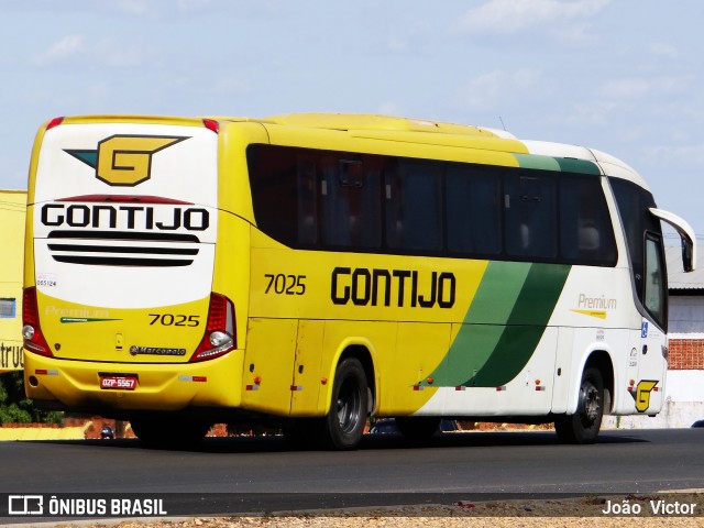 Empresa Gontijo de Transportes 7025 na cidade de Teresina, Piauí, Brasil, por João Victor. ID da foto: 6088782.