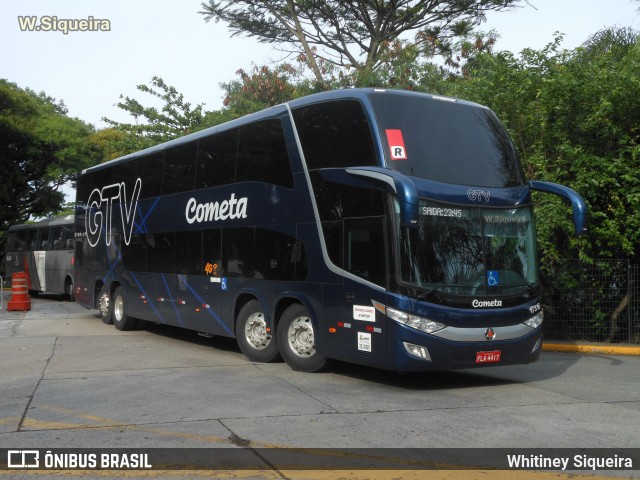 Viação Cometa 17316 na cidade de São Paulo, São Paulo, Brasil, por Whitiney Siqueira. Número da foto: #6088602.